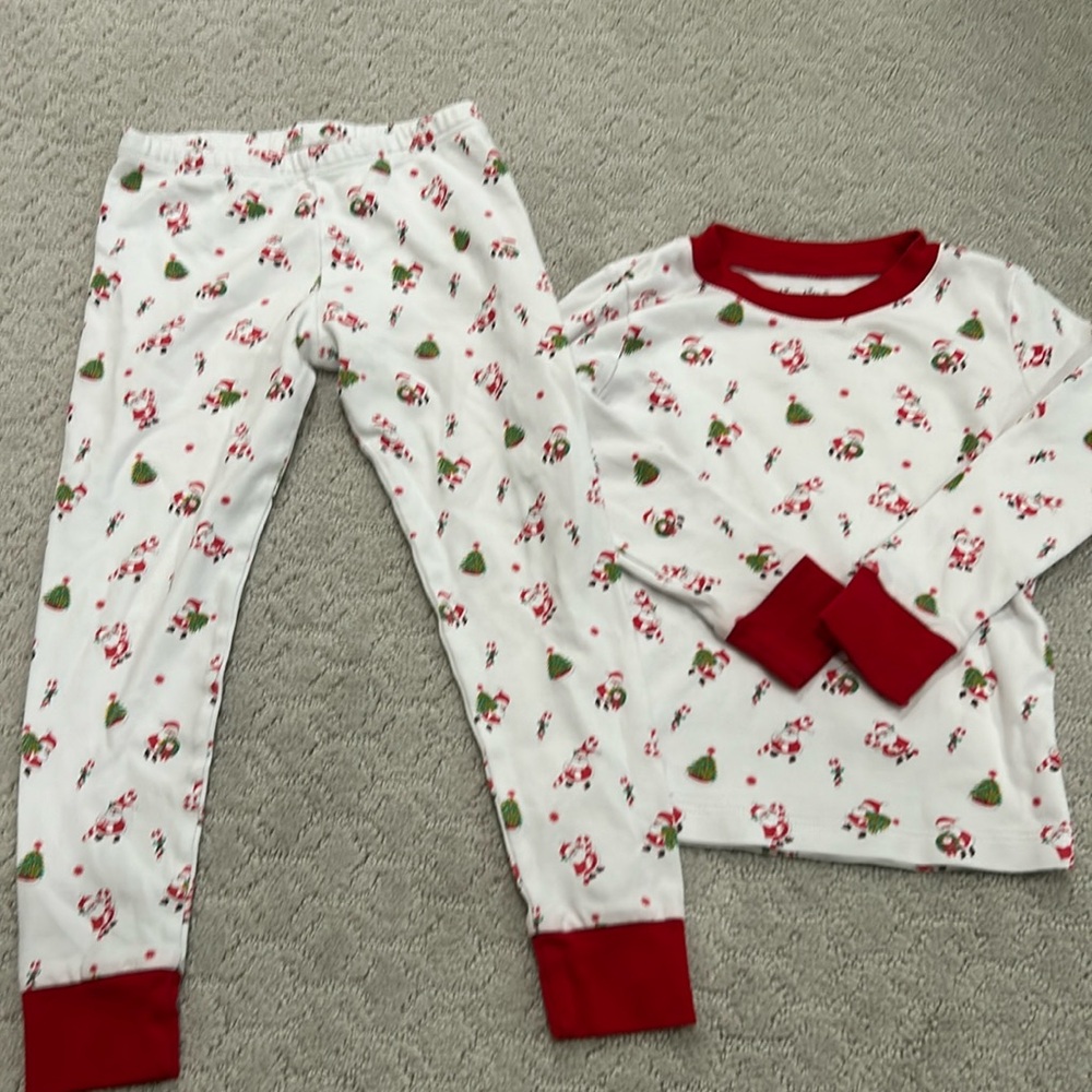 Kissy kissy Christmas PJs, size 4